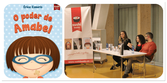 Presentación na Biblioteca Ágora de "O poder de Amabel" e "Xildas"