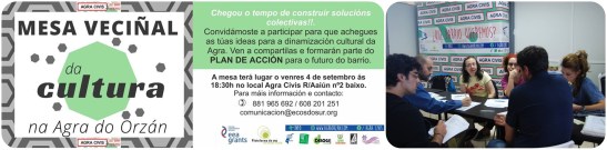 Participación na mesa veciñal da cultura